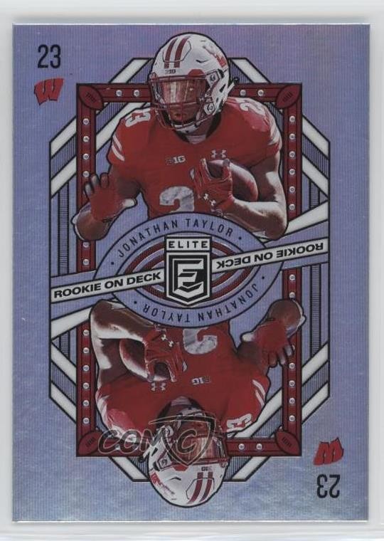 2020 Panini Donruss Elite Rookie On Deck Jonathan Taylor #3 RC