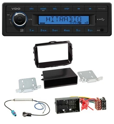 VDO AUX 1DIN MP3 USB Autoradio für Alfa Giulietta 52 Pin ab 13 piano - Bild 1 von 4
