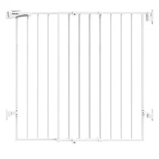 Babelio Baby/ Pet Gate 26-43" W x 34" H Extra Tall One-Hand Operation Auto-Close