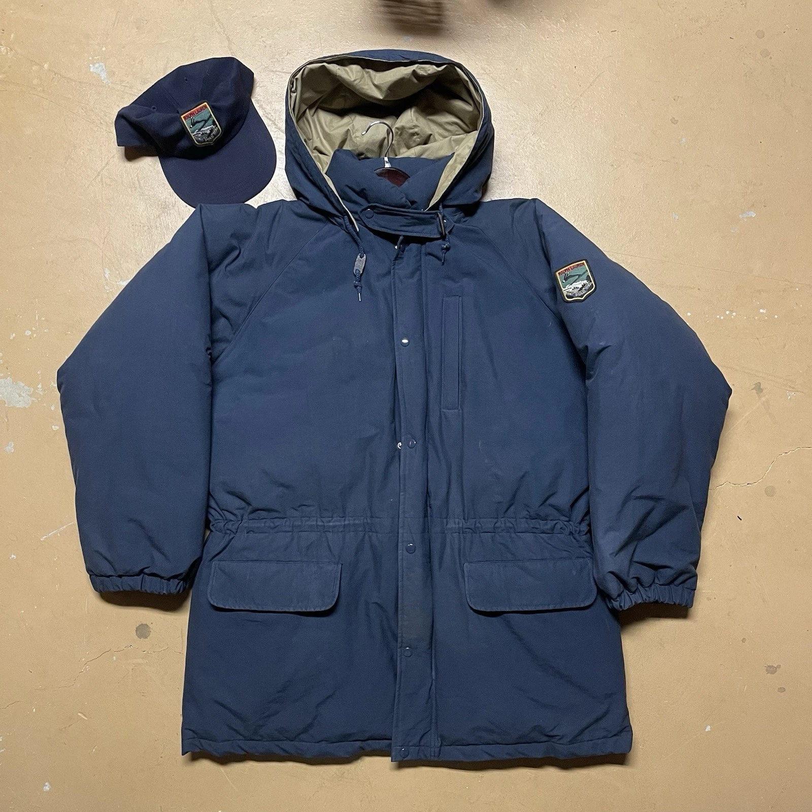 90s Polo Ralph Lauren Downhill Suicide Ski PARKA & LONG BILL USA MADE XL (READ) - product detail image 2