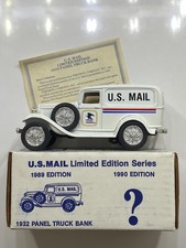 ERTL Diecast 1932 U.S. Mail Ford Panel Truck Bank Limited Edition TIRE FLAW 