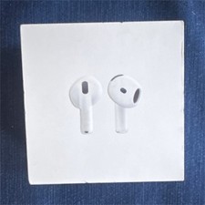 Apple AirPods 4 Wireless Bluetooth Earbuds White USB-C Charging Case In-Ear