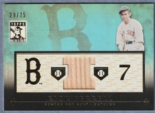 2010 Topps Tribute Relic Blue 29/75 Rick Ferrell #TR-RF BOSTON RED SOX HOF