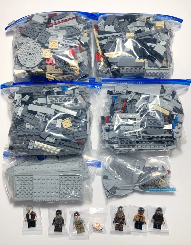 LEGO Star Wars 75105 Millennium Falcon Episode VII W/ INSTRUCTIONS MINIFIGURES - Image 2 of 4