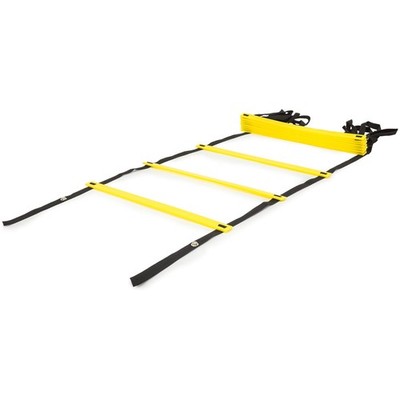ProsourceFit Speed Agility Ladder 8, 12 and 20 12 rung, Yellow - 12 rungs 