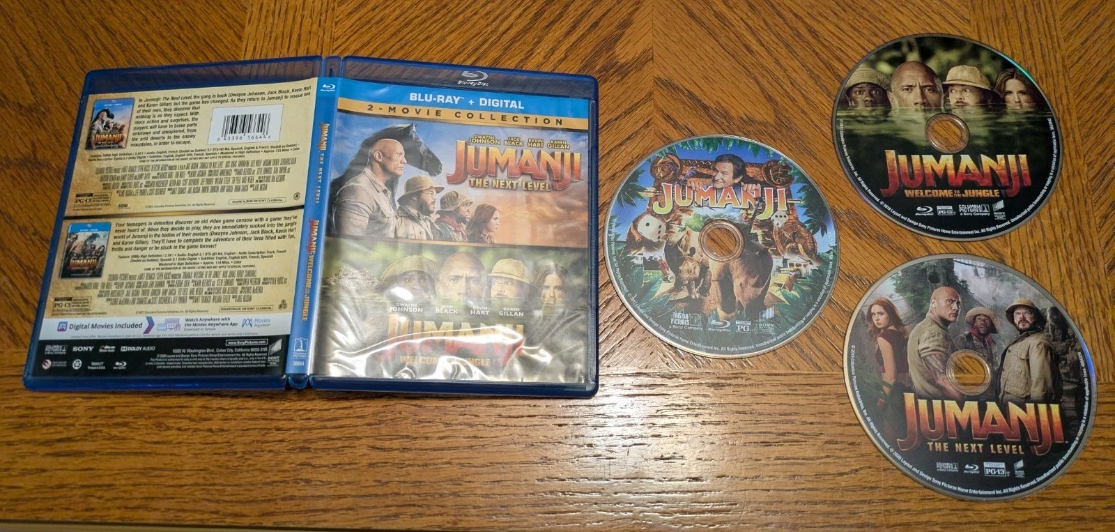 Jumanji 3 Movie Collection Blu-ray Next Level Welcome To The Jungle