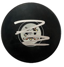 Frank Vatrano Anaheim Ducks Signed Autographed Logo Puck