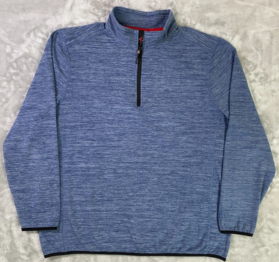 Avalanche Base Camp Quarter Zip Pullover Men XXL Blue Hike Outdoor Casual  Sport