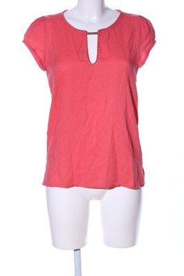 ZARA BASIC T-Shirt Damen Shirt Gr. DE 36 rot Casual-Look