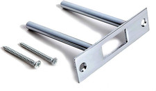 Door Reinforcement Lock Kick-Proof Deadbolt Strike Plate Home Security Upgra