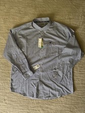 Cinch NWT Blue/White Striped  Woven Button-Up...