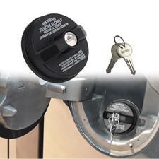 Locking Gas Cap, Fuel Tank with Key, Gas Cap Lock Locking Fuel Cap Cover
