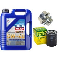MotoröL Filter Set 5W-40 5 Liter + ÖLablassschraube FüR Mitsubishi L 300 Peugeot