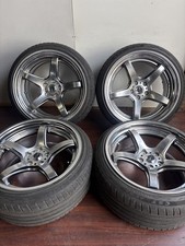 Jdm Work Emotion Deep-dish 19-inch Aluminum Wheels Pcd 114.3 10j 34 1 No Tires