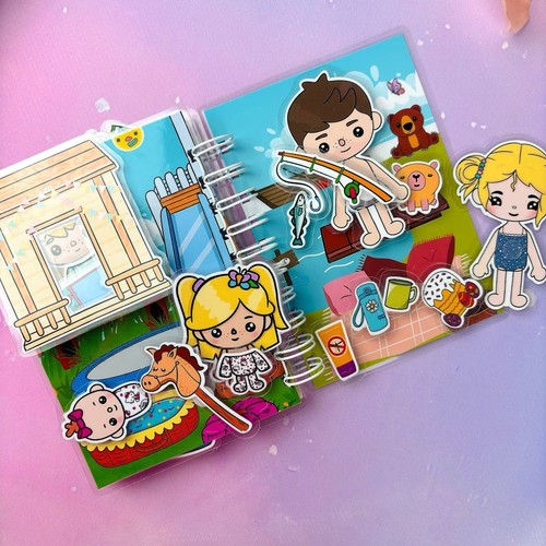 Toca boca, Avatar World, Montessori Buch, Geschenk, KlebeBuch - Bild 8 von 10