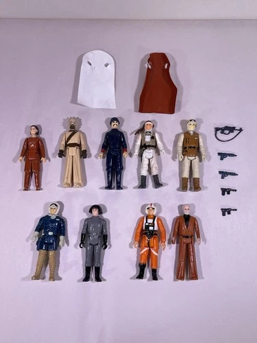 Vintage Star Wars Original Tusken Raider Figure Lot Weapons Accessories Luke