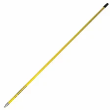 Carrand 92510 72" Handle, 1 In Dia, Yellow, Fiberglass