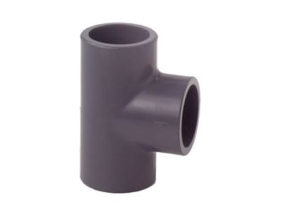 1 - New Georg Fischer PVC Equal Tee 50-50-50 mm sch 80 +GF+ 721200110