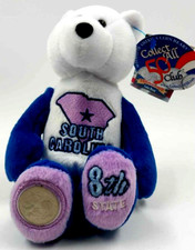 LIMITED TREASURES 9" COIN BEARS YOU PICK YOUR STATE 3