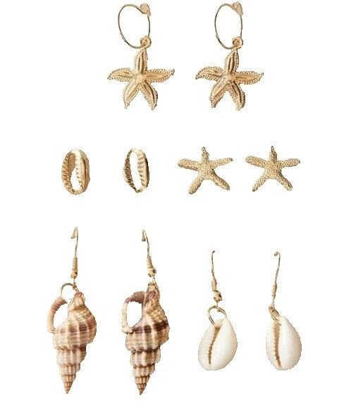 Pendientes de Moda de Playa de resina