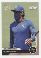 Adalberto Mondesi w/ MASK 2020 Topps Now SUMMER CAMP WAVE 1 Card #OD-475 ROYALS