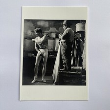Burt Lancaster Postcard By Sam Shaw c1958 From Trapeze B/W UNP Continental