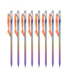 Boundless Voyage Heavy Duty Titanium Alloy Camping Tent Stakes Peg for Outdoor