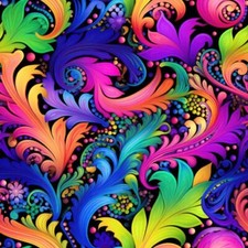 40x Funky Rainbow Peel and Stick Tiles Vinyl Sticker Stairs Bathroom Kitchen