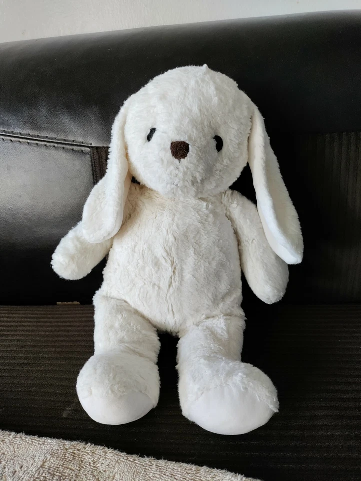  Juguete para bebé HUGGINZ BUNNY Pull 15"" blanco Foto 2 de 4