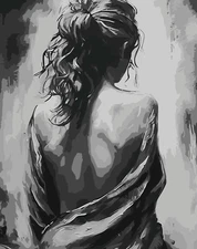 Easy Paint by Numbers Kit for Adults Beginner, People Adult Paint by Number Kits