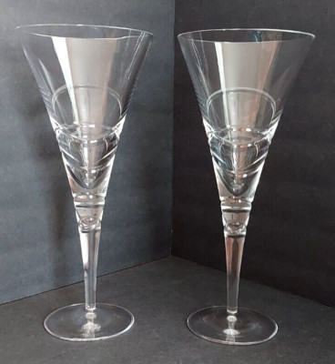 Set of 2 Royal Doulton Saturn Crystal Iced Tea Goblet (2 set available) 9 1/2 in