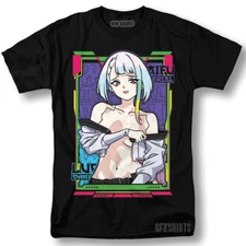 Lucyna Kushinada Shirt Cyberpunk Anime Manga Hentai Waifu Cosplay Gamer T-Shirt
