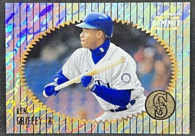 KEN GRIFFEY JR. 1996 Pinnacle Summit ABOVE & BEYOND HOLOFOIL PARALLEL ! RARE !