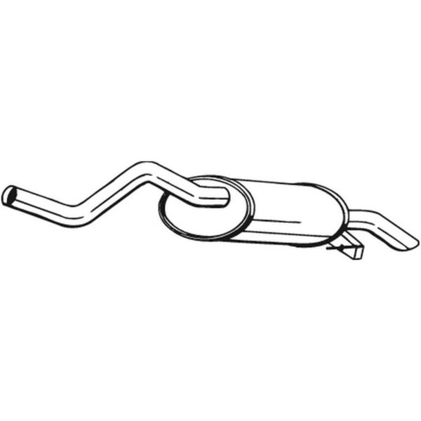 Bosal EndschalldäMpfer SchalldäMpfer Passend FüR Renault Clio II 200-069-image