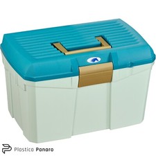 Grooming Tack Box Medium NATURE   Mounting Step Carry Grooming Kit