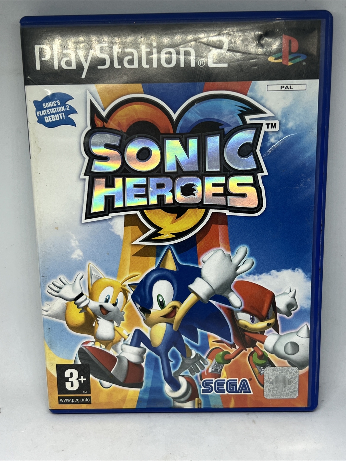 Sonic Heroes (Playstation 2, 2004) Complete UK PAL
