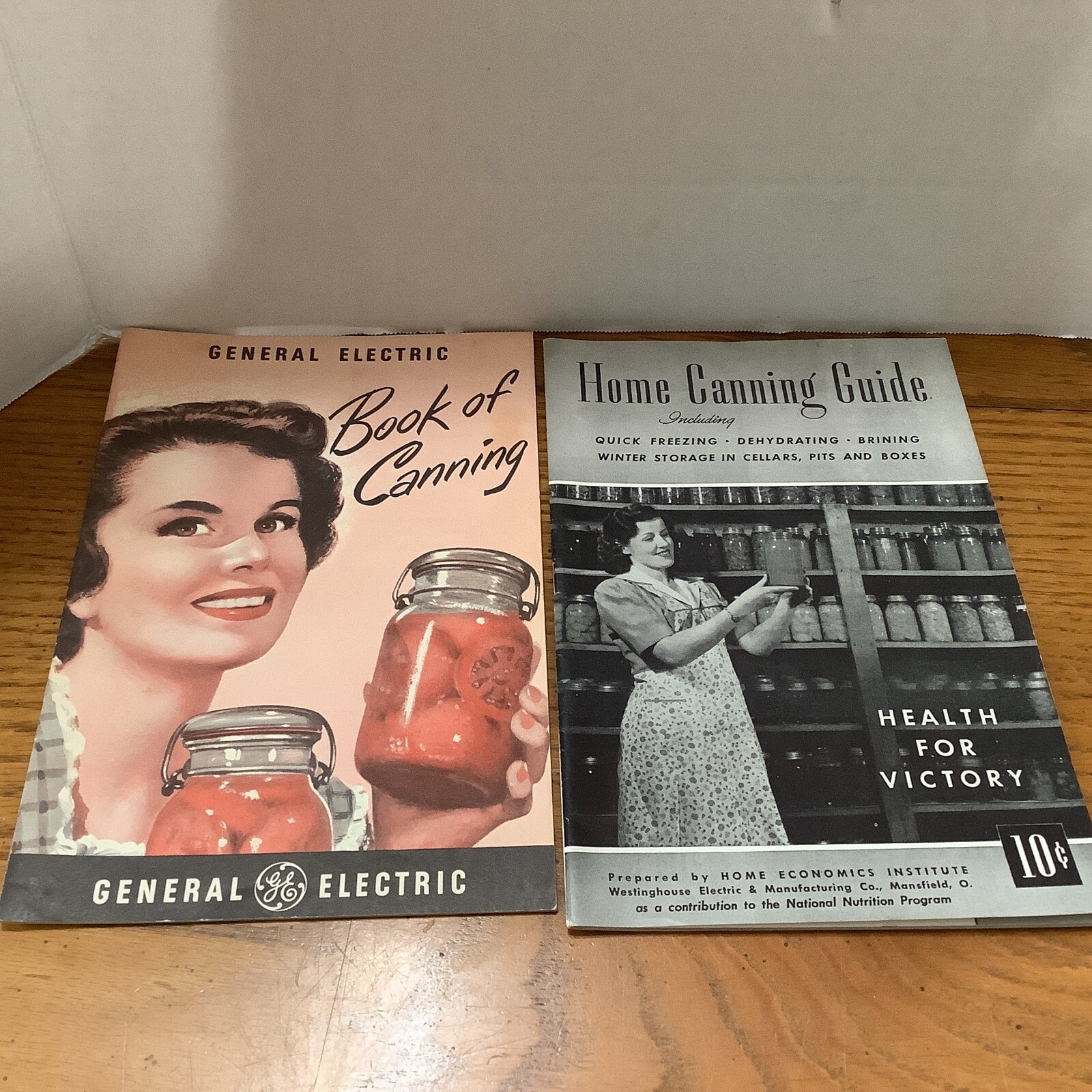 2 Vintage Canning Booklets General Electric Book of Canning & Home Canning Guide eBay