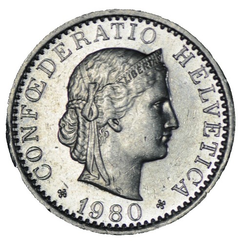 20 Rappen 1980 Switzerland Coin Confœderatio Helvetica | eBay