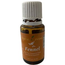 Young Living Fennel Essential Oil Opened Bottle Half Full