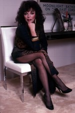 JOAN COLLINS - Large 12" x 8" Random Colour Portrait Photograph circa 1980's