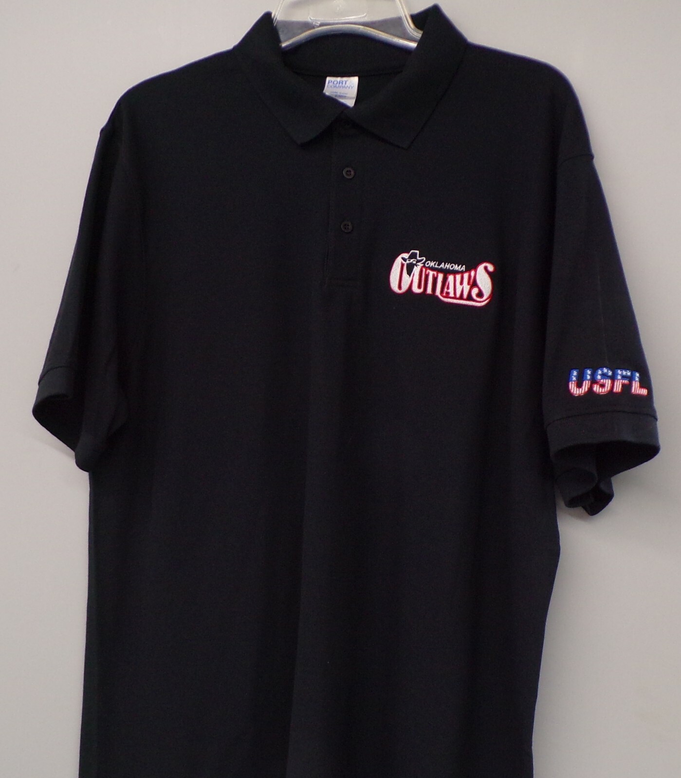 USFL Oklahoma Outlaws Embroidered Mens Polo Shirt XS-6XL, LT-4XLT New