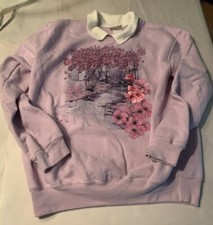 Women's Top Stitch collar sweatshirt Size Medium