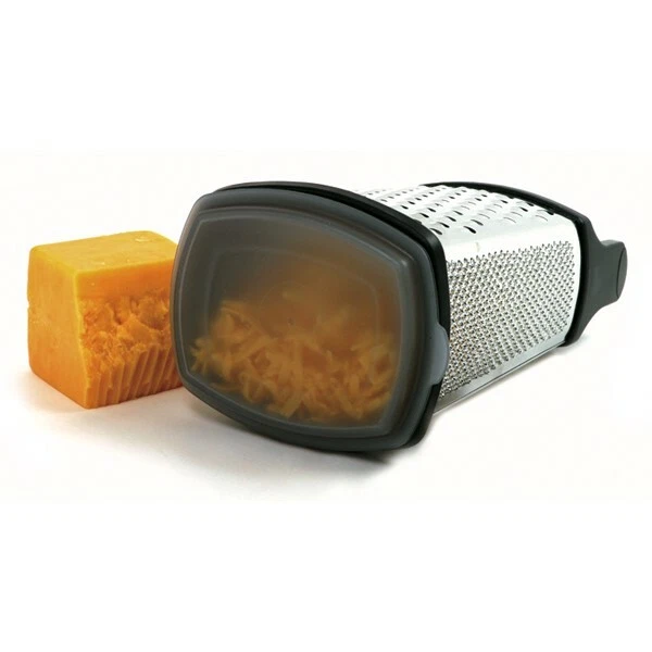 Rallador de 4 lados de acero inoxidable Norpro #325 con colector Foto 2 de 4