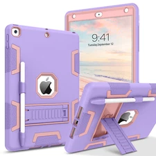 For iPad 9th/8th/7th Generation 10.2 inch Shockproof Stand Case Cover Pen Holder
