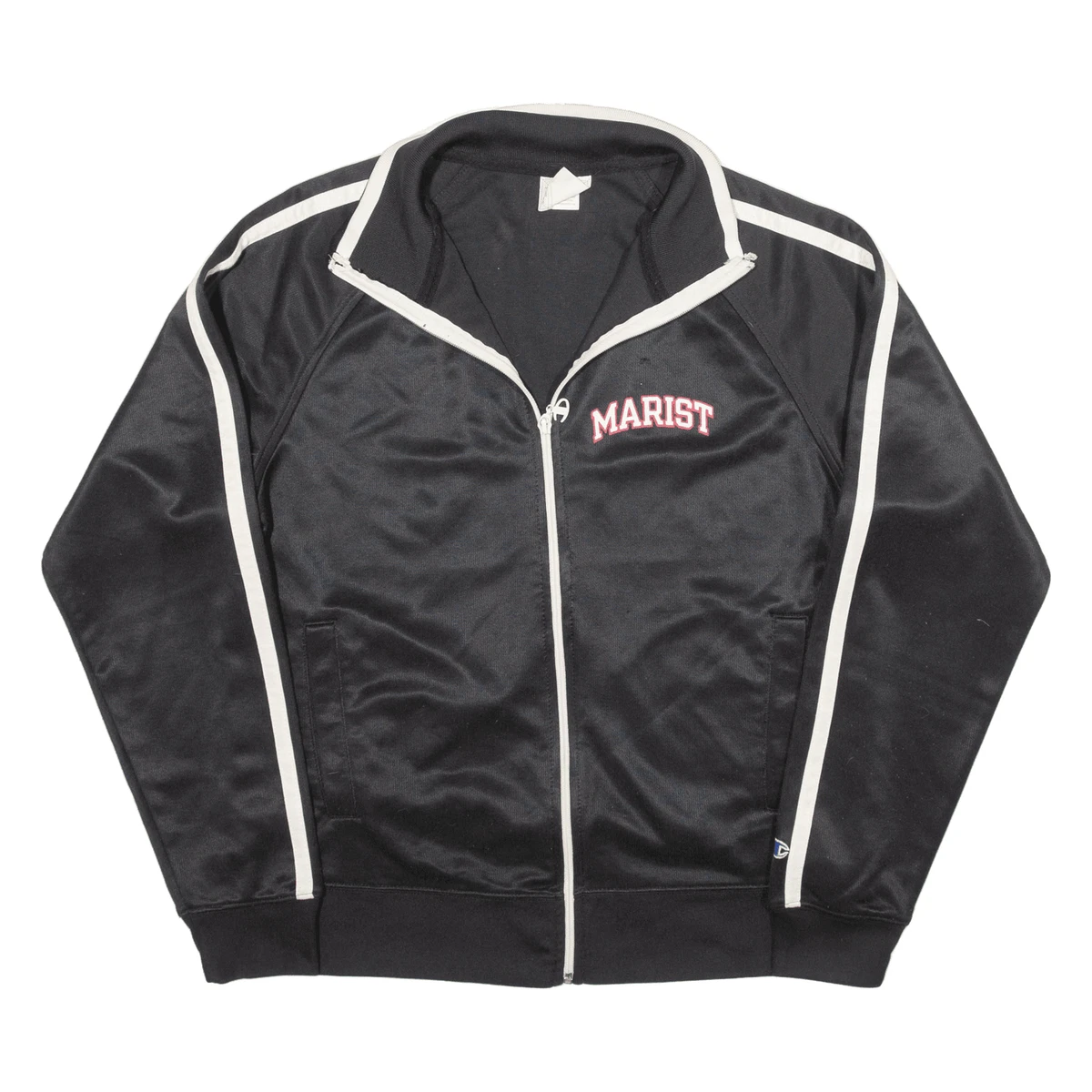 Champion track jacket clearance black