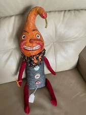 Debra Schoch Original Gourd Head 2008 Great For Halloween Piece 20”