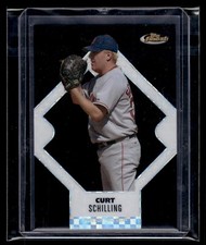 2006 Topps Finest Black Xfractor #6 Curt Schilling 20/25 Red Sox