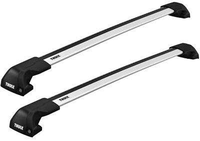 Thule Dachträger Edge Clamp WingBar Edge silber für JEEP Avenger SUV