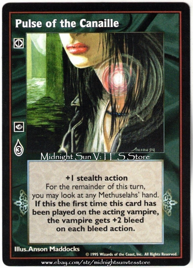 Pulse of the Canaille Vampire: The Eternal Struggle V:TES VTES