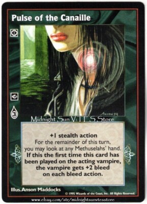 Pulse of the Canaille Vampire: The Eternal Struggle V:TES VTES